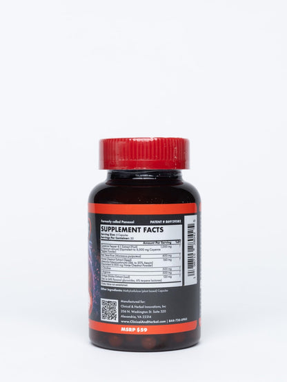 Vasonoxol U.S. Patented Nitric Oxide Supplement for Blood Pressure Support 2880mg - Physician Formulated Vascular Health Formula with L-Arginine & L-Citrulline - Vegan, Non-GMO (120 Capsules) - dailyvitalstore