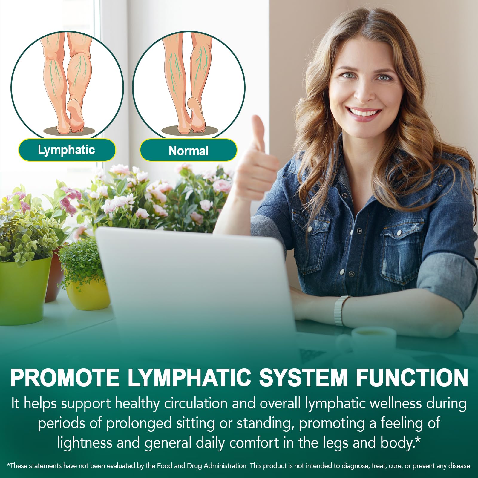 Vawcrn Lymphatic Drainage Supplement, 21-in-1 Advanced Botanical Complex, with Burdock Root, Dandelion, Supports Promotes Healthy Circulation & Circulation, 240 Softgels - dailyvitalstore