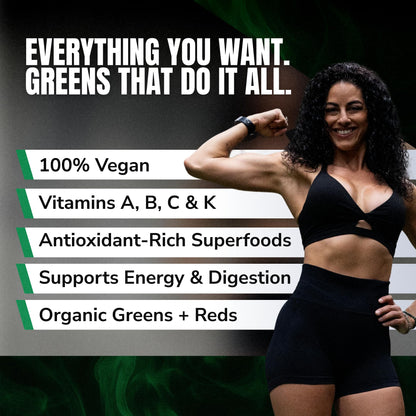 VEDGE Nutrition Organic Greens - Vegan Plant-Based Greens Superfood Powder - Drink Mix for Energy, Antioxidants & Recovery - Full Spectrum Greens for Athletes - 30 Servings - Mixed Berry Flavor - dailyvitalstore