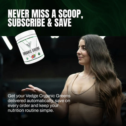 VEDGE Nutrition Organic Greens - Vegan Plant-Based Greens Superfood Powder - Drink Mix for Energy, Antioxidants & Recovery - Full Spectrum Greens for Athletes - 30 Servings - Mixed Berry Flavor - dailyvitalstore