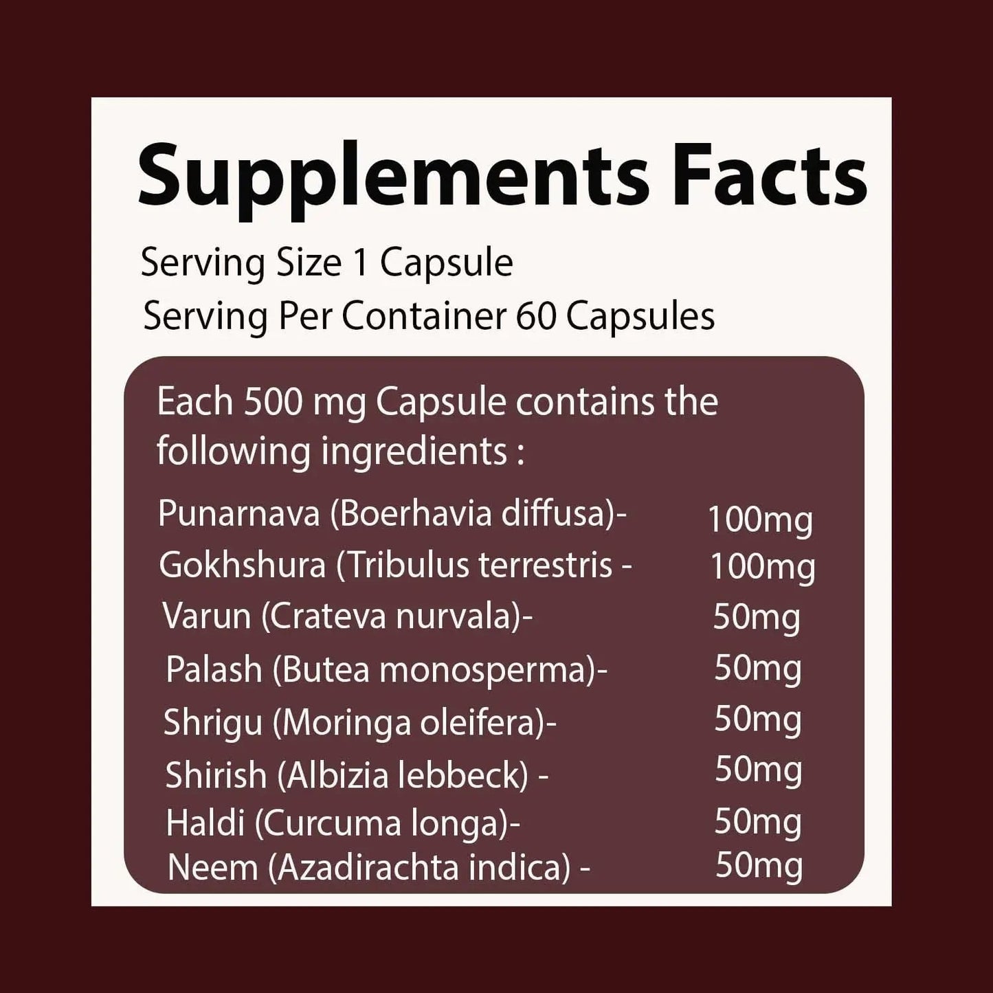 VEDIKROOTS UroEase | Ayurvedic Herbal Supplement for Kidney Health & Uric Acid Levels | Supports Urinary Tract Health | 60 Veg Capsules - dailyvitalstore