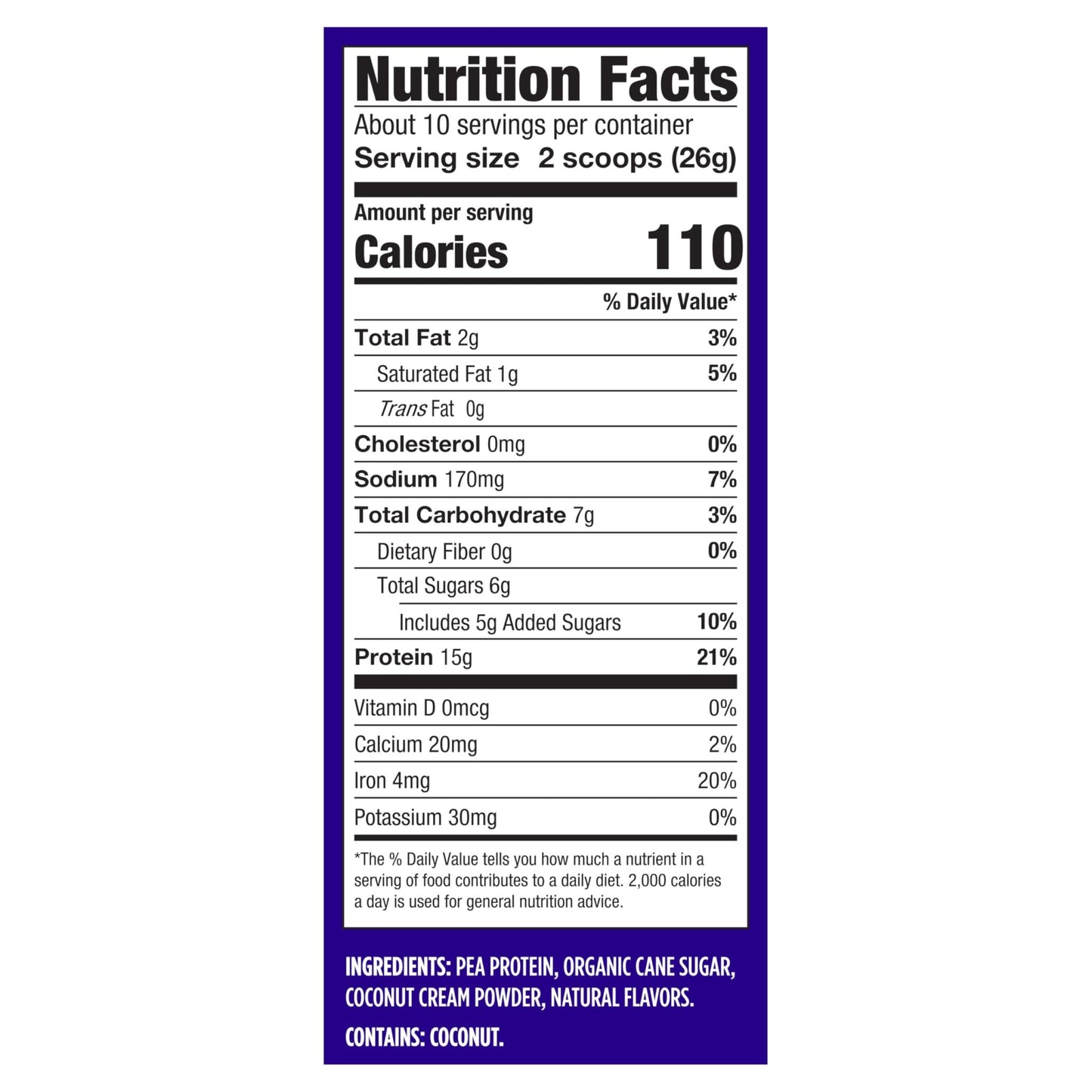 Vega Protein Made Simple Protein Powder, Vanilla - Stevia Free, Vegan, Plant Based, Healthy, Gluten Free, Pea Protein for Women and Men, 9.2 oz (Packaging May Vary) - dailyvitalstore