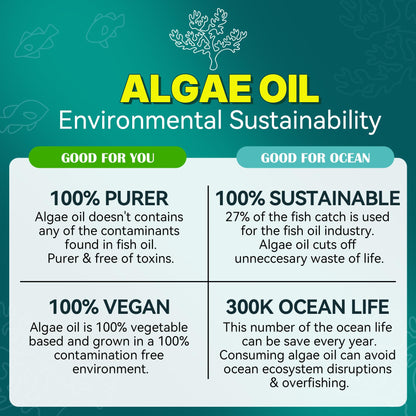 Vegan Omega-3 Gummies for Adults, Fish Oil Alternative from Algae Oil, Plant Based DHA 460mg & EPA 230mg Plus MethylFolate, Vitamin B12, Phosphatidylserine, - dailyvitalstore