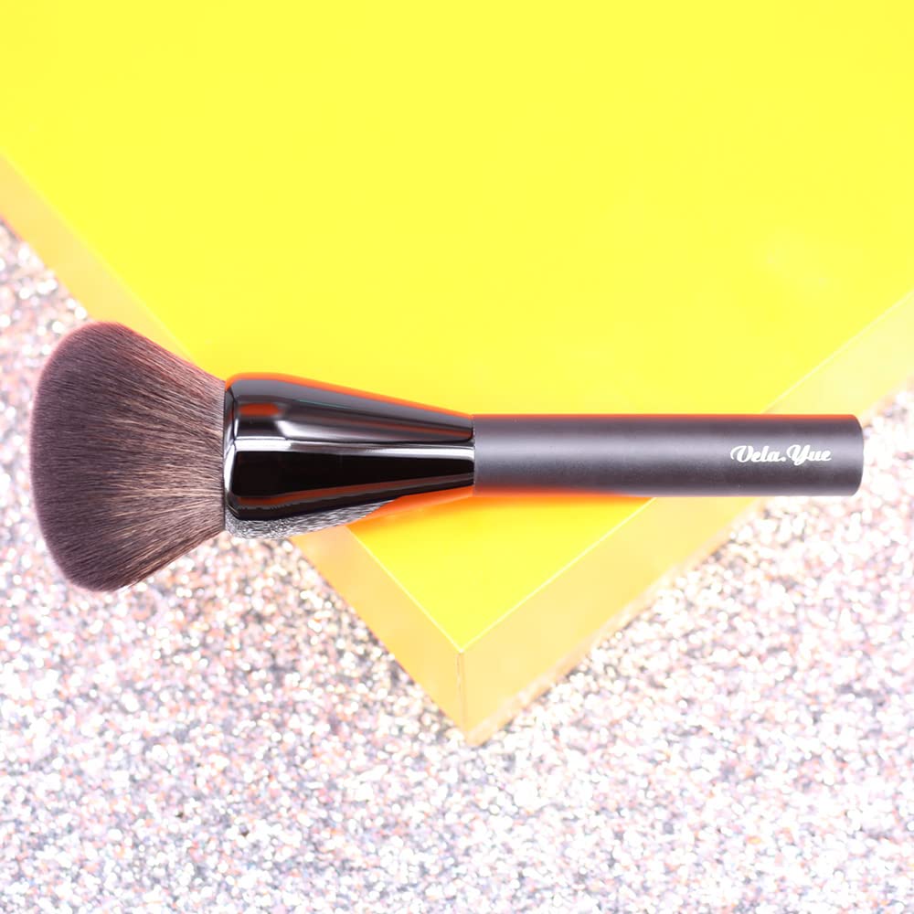 Vela.Yue Large Powder Brush Soft Face Loose Mineral Foundation Blusher Bronzer Makeup Brush - dailyvitalstore