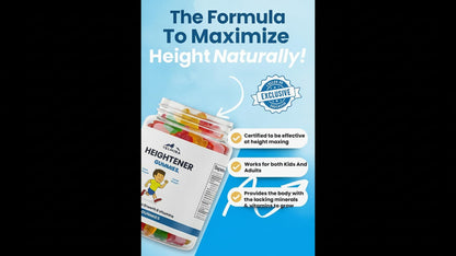 Velmira® Heightener Gummies for Bone Health & Development Support – Essential Vitamins & Minerals, Easy-to-Chew Gummies for Kids, Teens & Adults (Ages 5+) - dailyvitalstore