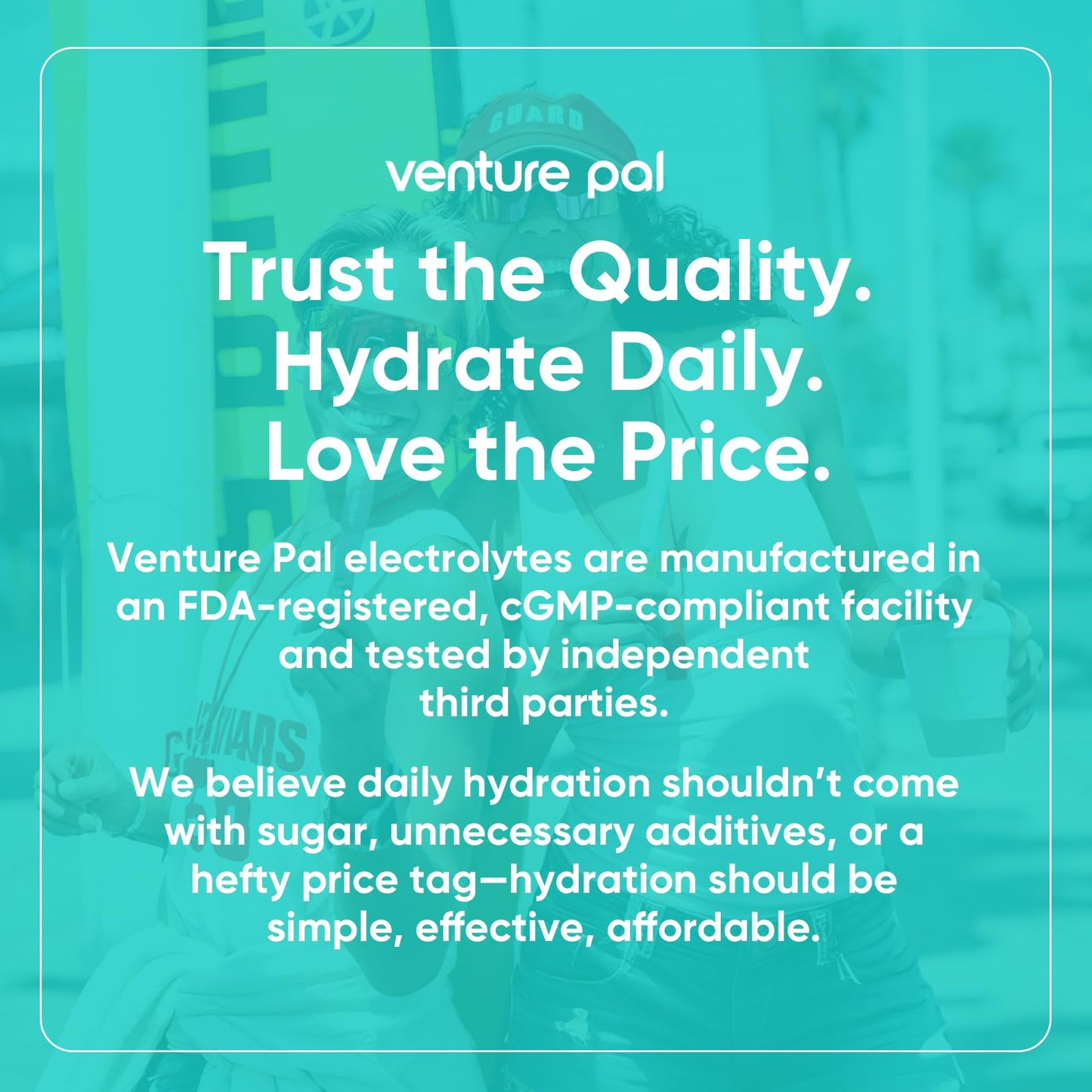 Venture Pal Sugar Free Electrolytes Powder Packets - Liquid Daily IV Hydration Packets | Instantly Hydrating & Party Recovery | 5 Vitamins & 7 Electrolytes - dailyvitalstore