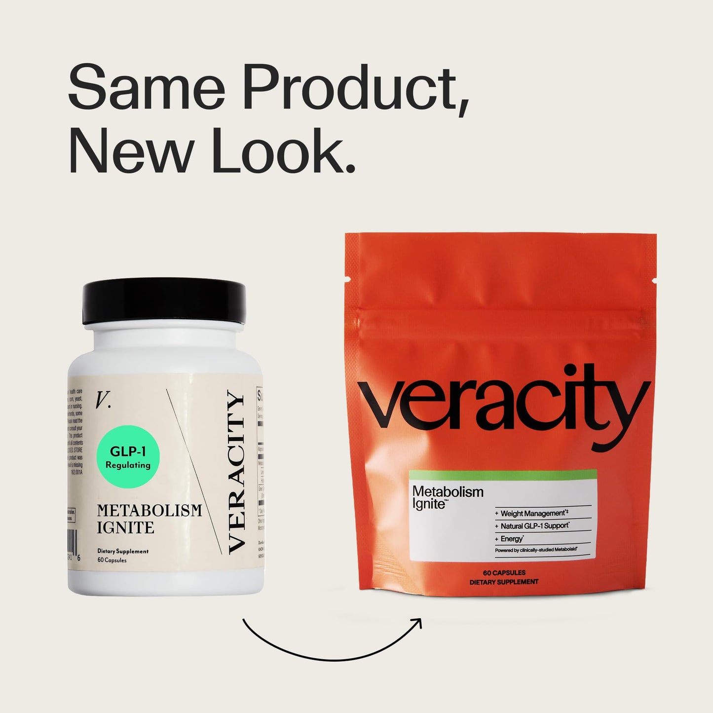 Veracity Metabolism Ignite - Boosts to Reduce Appetite and Cravings for Clinically Proven Weight Loss - Natural & Metabolic Support Supplement - Burns Fat - Side Effect Free - 30 Serving - dailyvitalstore