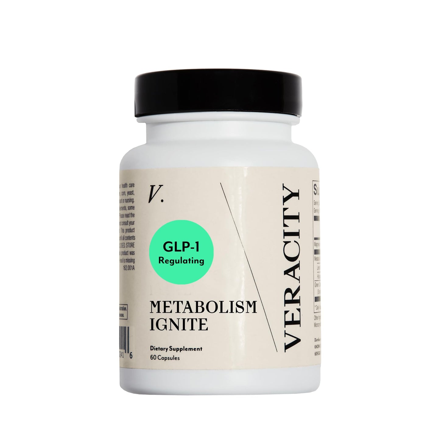 Veracity Metabolism Ignite - Boosts to Reduce Appetite and Cravings for Clinically Proven Weight Loss - Natural & Metabolic Support Supplement - Burns Fat - Side Effect Free - 30 Serving - dailyvitalstore
