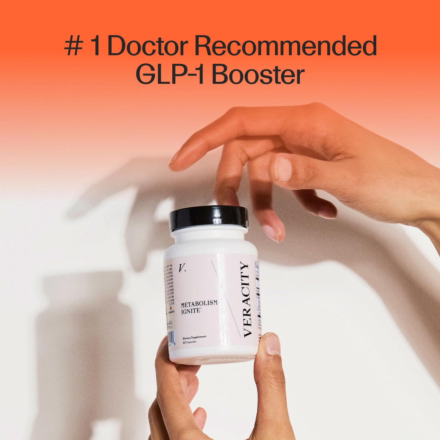 Veracity Metabolism Ignite - Boosts to Reduce Appetite and Cravings for Clinically Proven Weight Loss - Natural & Metabolic Support Supplement - Burns Fat - Side Effect Free - 30 Serving - dailyvitalstore