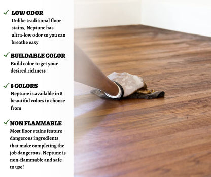 Vermont Natural Coatings PolyWhey Neptune Wood Floor Stain - Nordic White - Quart - dailyvitalstore