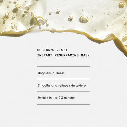 Versed Doctor’s Visit Instant Resurfacing Face Mask - AHA, BHA and Enzyme Exfoliating Mask Helps Reduce Hyperpigmentation - Smooth and Moisturize - dailyvitalstore