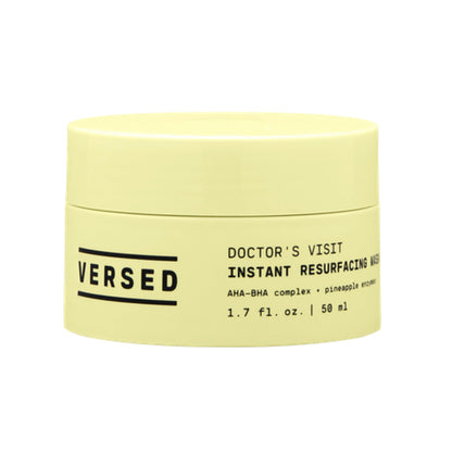 Versed Doctor’s Visit Instant Resurfacing Face Mask - AHA, BHA and Enzyme Exfoliating Mask Helps Reduce Hyperpigmentation - Smooth and Moisturize - dailyvitalstore