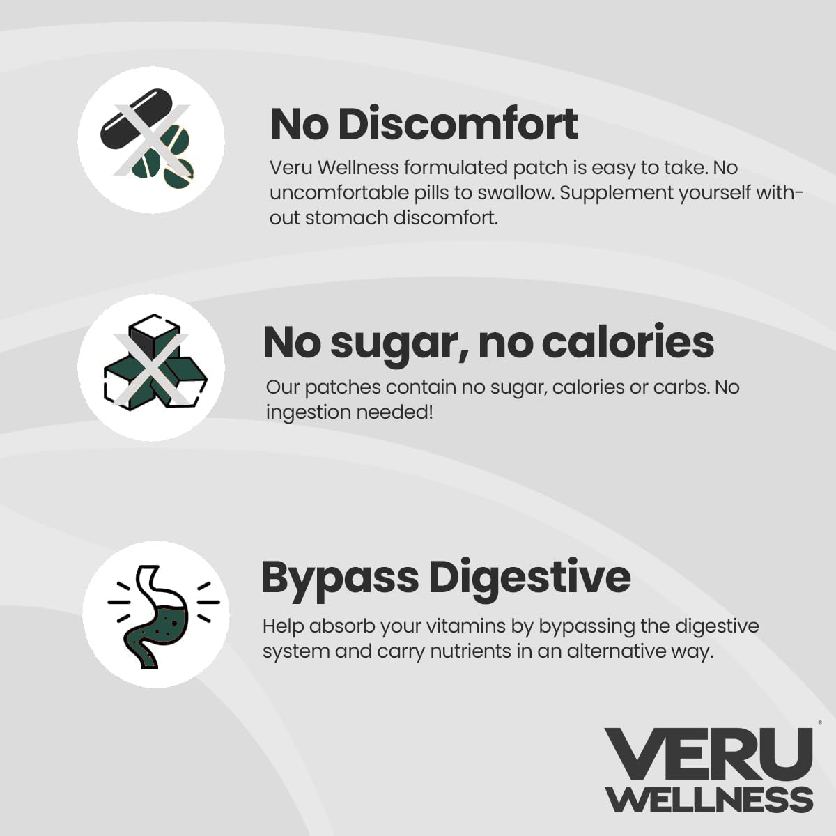 Veru Wellness Bariatric Immune, D3/K2 - Post Bariatric Gastric Bypass and Sleeve Gastrectomy - Non Ingest Patch (60 Days) - dailyvitalstore