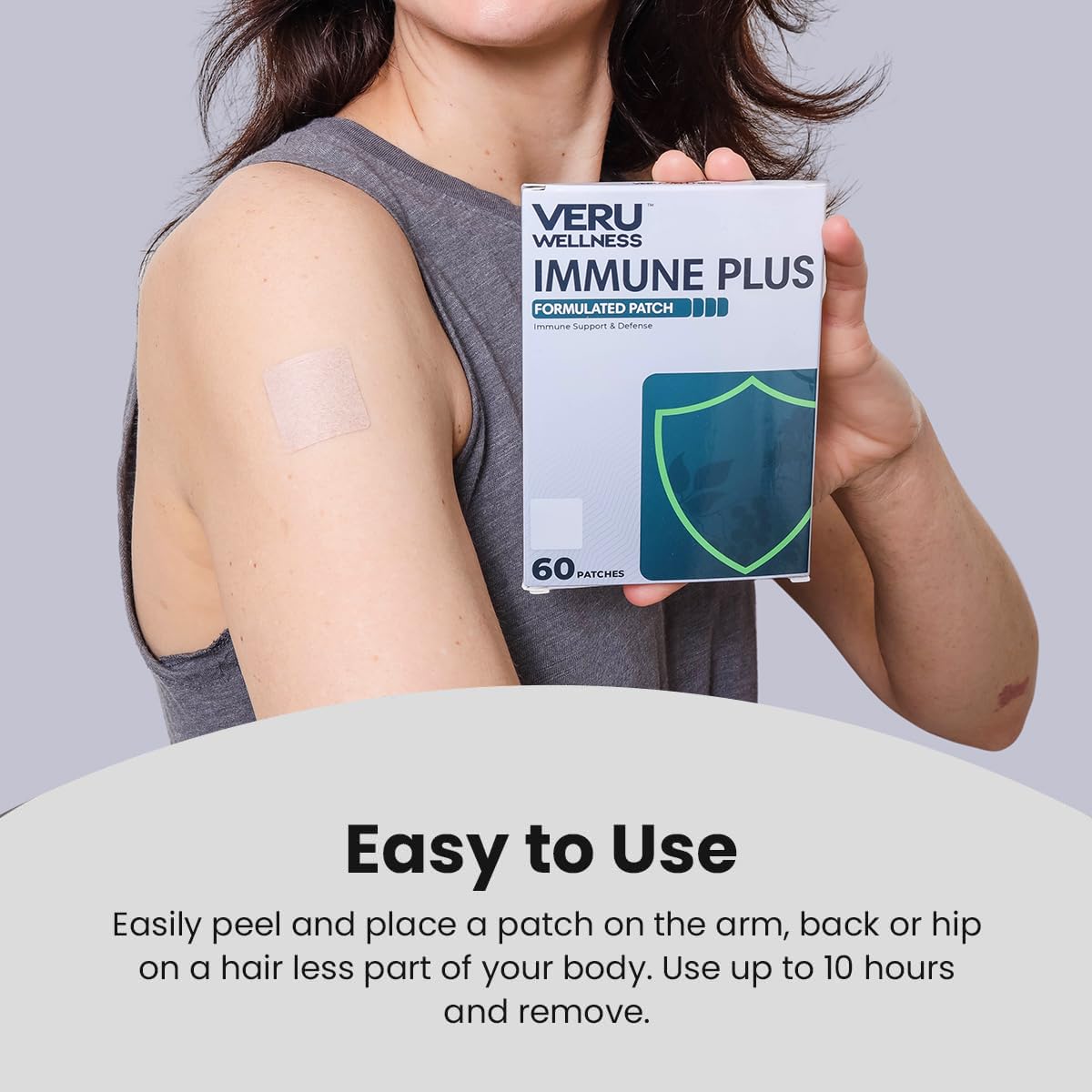 Veru Wellness Bariatric Immune, D3/K2 - Post Bariatric Gastric Bypass and Sleeve Gastrectomy - Non Ingest Patch (60 Days) - dailyvitalstore