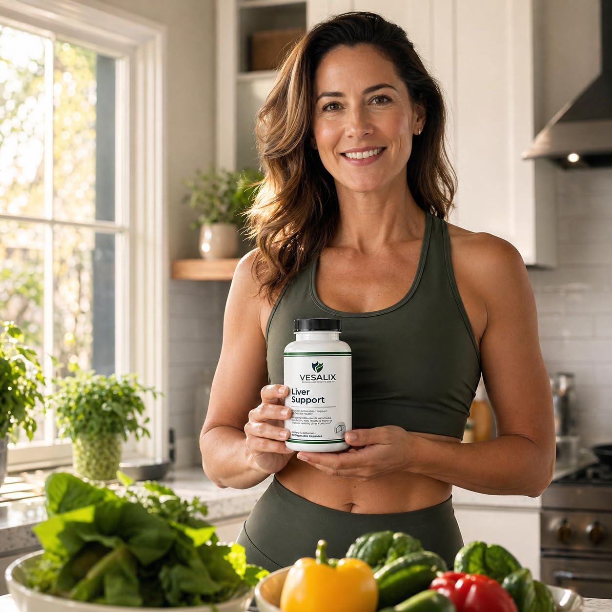 VESALIX Liver Support | 6-in-1 Liver & Digestive Support Formula | Solarplast®, Milk Thistle, Artichoke & Dandelion | Third-Party Tested - dailyvitalstore