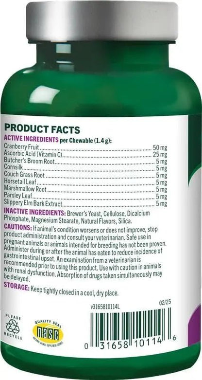 Vet's Best Cat Urinary Supplement, Urinary Tract Support Chewable for Cats, Supports A Healthy Urinary Tract in Cats, 60 Chewable Tablets - dailyvitalstore