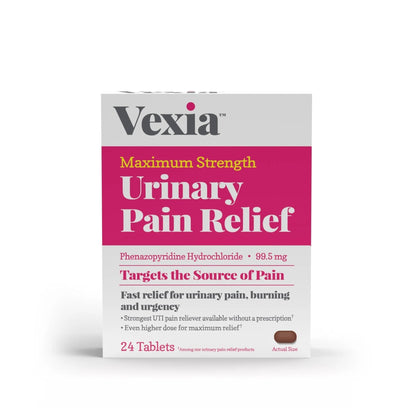 Vexia Maximum Strength Urinary Pain Relief 24ct - dailyvitalstore