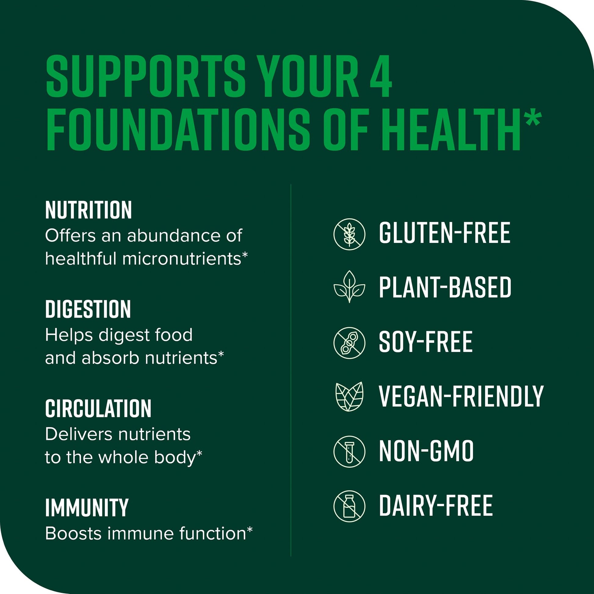 Vibrant Health, Green Vibrance, Vegan Superfood Powder, 15 Servings - dailyvitalstore