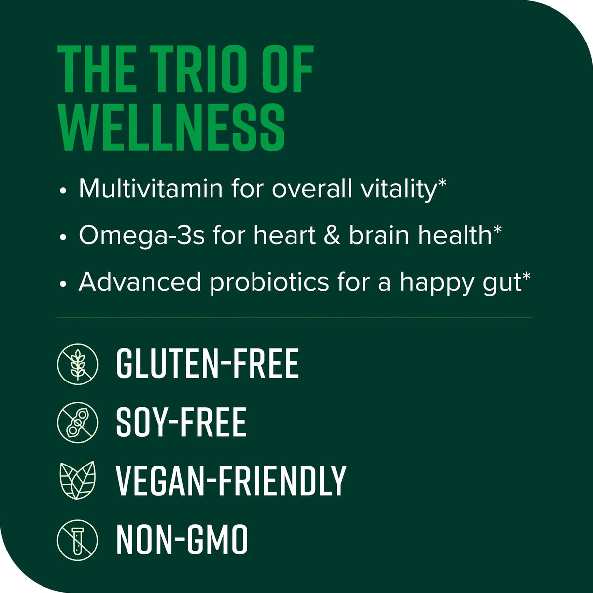 Vibrant Health, Trilogy Vegan, Probiotic Multivitamin with an Essential Blend of Omega-3 from Vegan Algal Oil, Vitamin A, B12, C, D3, E - dailyvitalstore