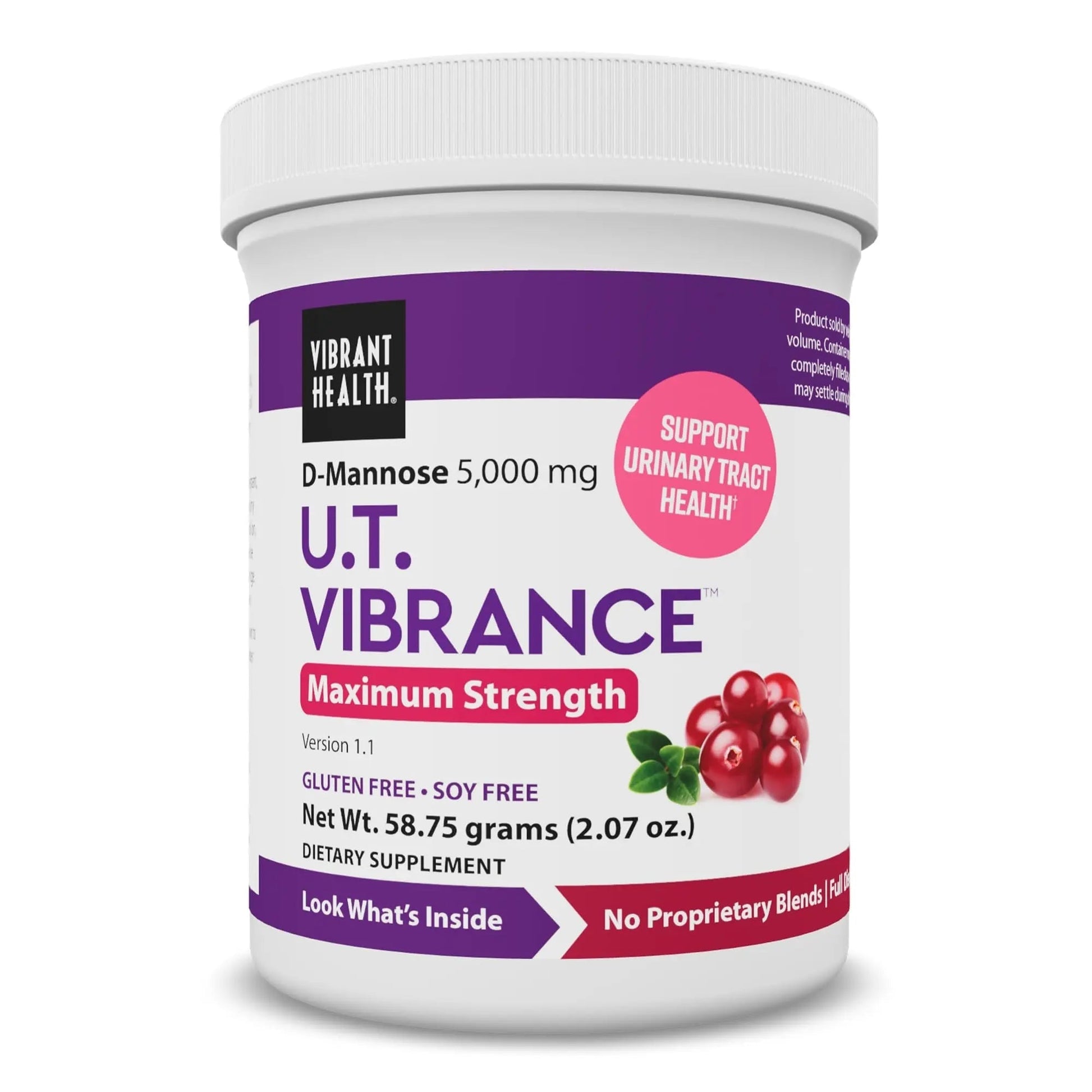 Vibrant Health, U.T. Vibrance Powder, Crisis Intervention for Urinary Tract Health, 10 Servings - dailyvitalstore