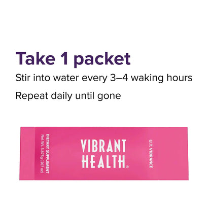 Vibrant Health, U.T. Vibrance Stick Packs, Crisis Intervention for Urinary Tract Health, 10 Servings - dailyvitalstore