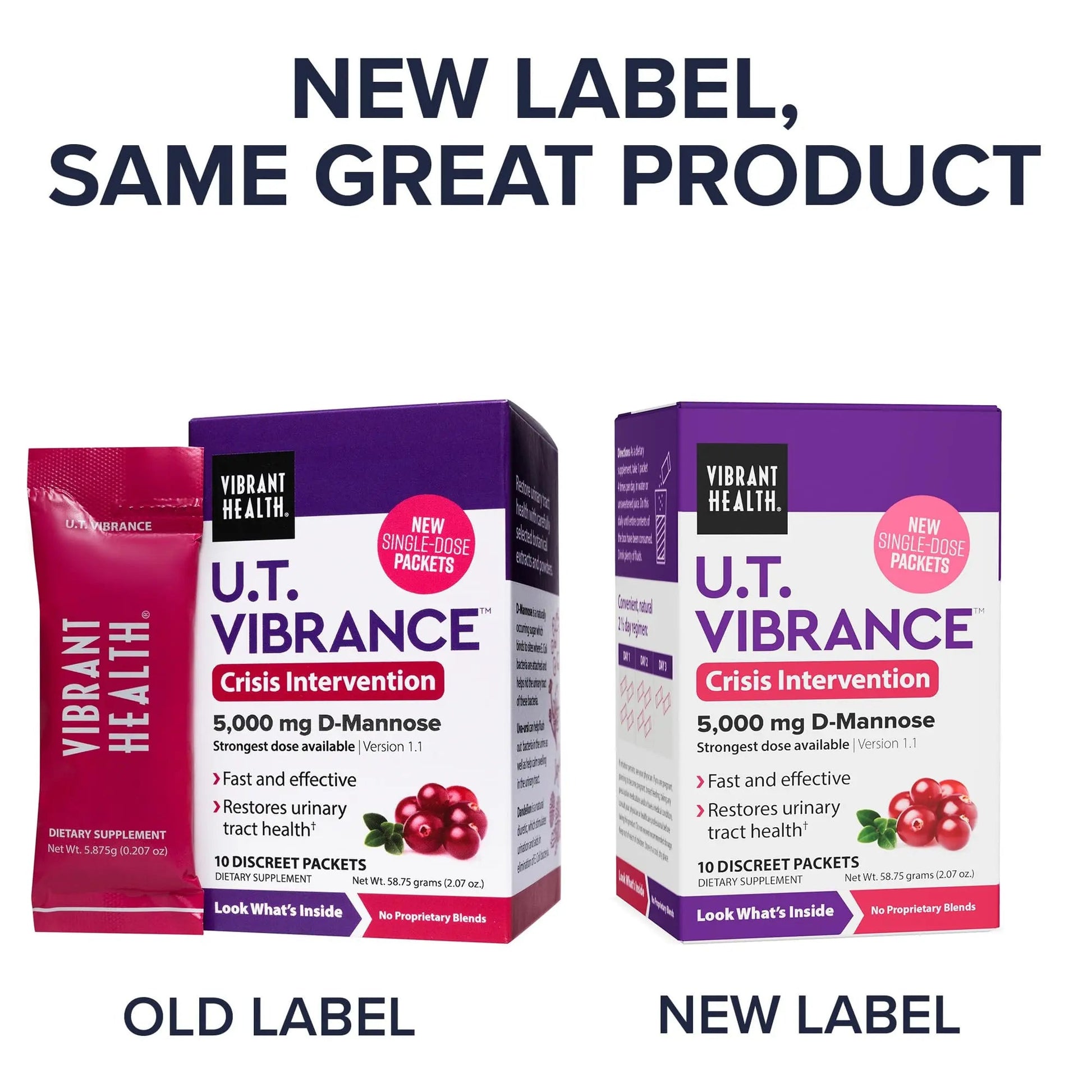 Vibrant Health, U.T. Vibrance Stick Packs, Crisis Intervention for Urinary Tract Health, 10 Servings - dailyvitalstore