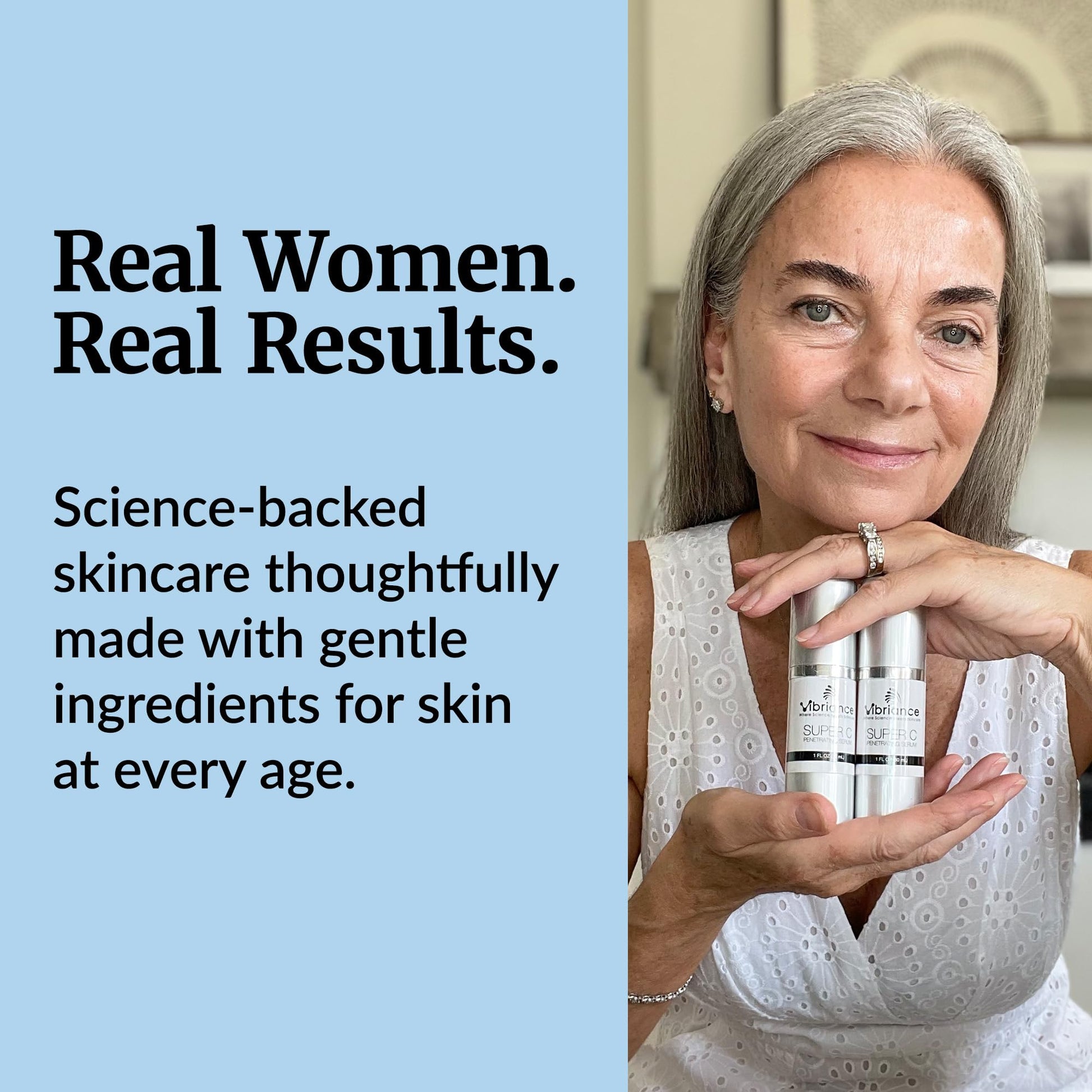 Vibriance Super C Serum for Mature Skin - All-in-One Vitamin Formula Hydrates, Firms, Lifts, Smooths, Targets Age Spots, Wrinkles, 1 fl oz - Pack of 3 - dailyvitalstore