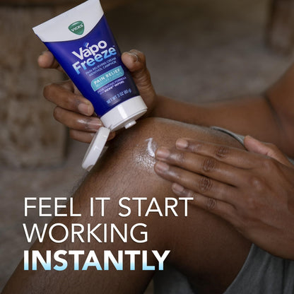 Vicks VapoFreeze Topical Pain Cream 3.0oz, Maximum Strength Menthol+ for Muscle Pain Relief, Joint Pain Relief, Knee Pain Relief, Back Pain Relief, Cream for Pain Relief, Topical Pain Relief - dailyvitalstore