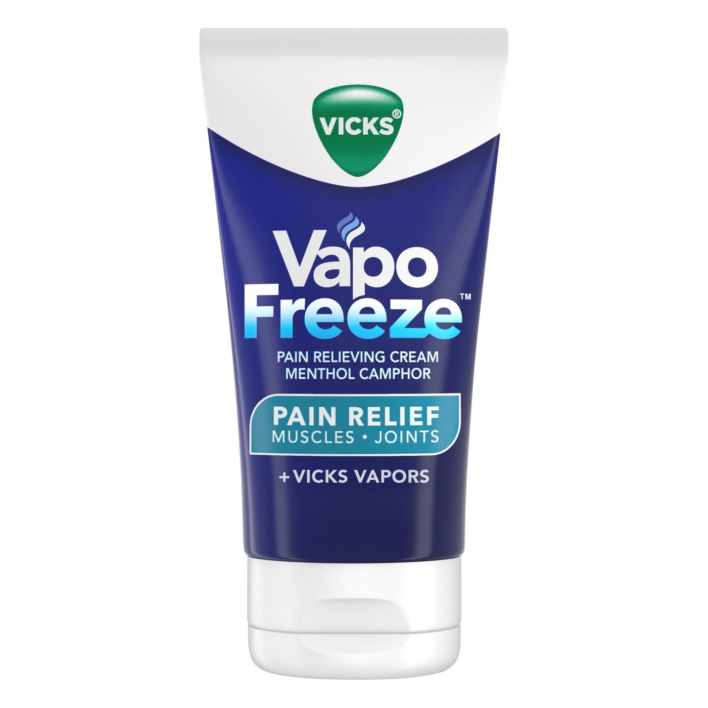 Vicks VapoFreeze Topical Pain Cream 3.0oz, Maximum Strength Menthol+ for Muscle Pain Relief, Joint Pain Relief, Knee Pain Relief, Back Pain Relief, Cream for Pain Relief, Topical Pain Relief - dailyvitalstore