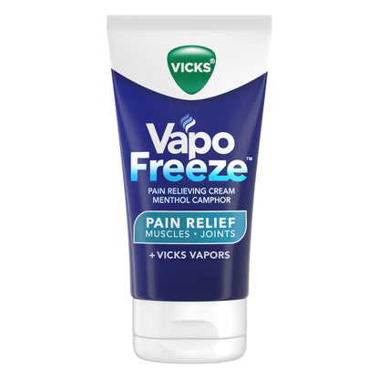 Vicks VapoFreeze Topical Pain Cream 3.0oz, Maximum Strength Menthol+ for Muscle Pain Relief, Joint Pain Relief, Knee Pain Relief, Back Pain Relief, Cream for Pain Relief, Topical Pain Relief - dailyvitalstore