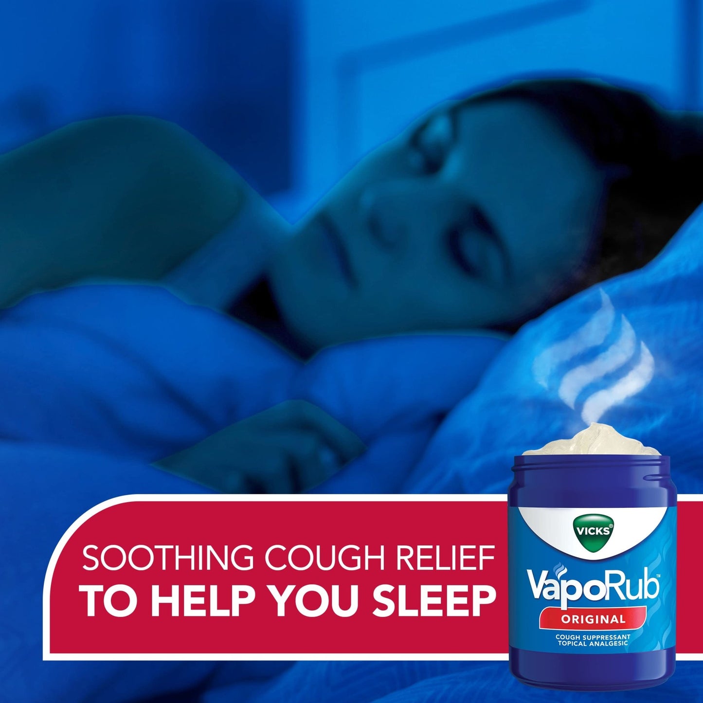 Vicks VapoRub, Original, Cough Suppressant, Topical Chest Rub & Analgesic Ointment, Medicated Vicks Vapors, Relief from Cough Due to Cold, Aches & Pains, 1.76oz each (pack of 3) - dailyvitalstore