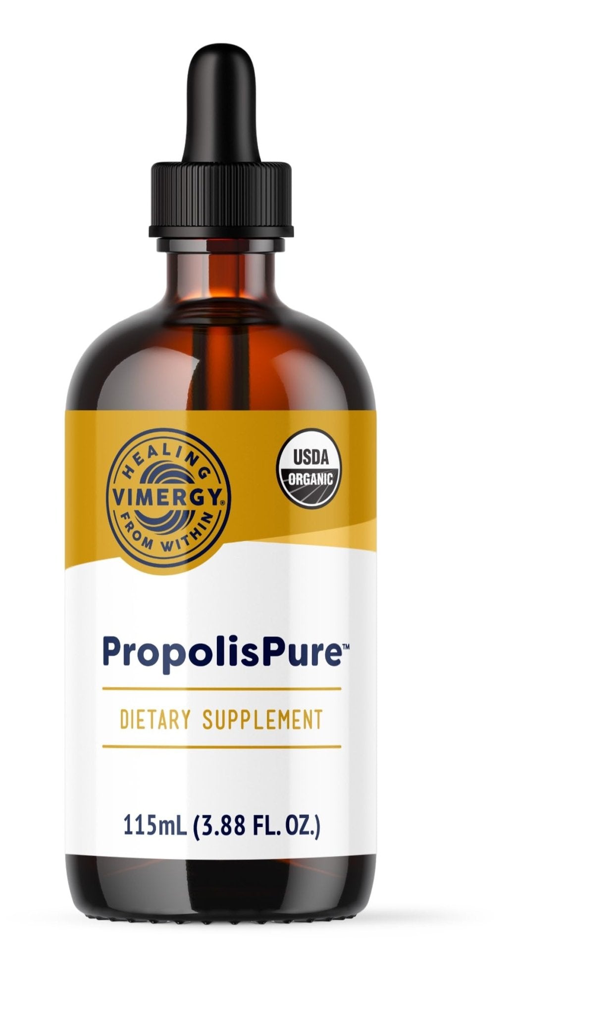 Vimergy PropolisPure® – Supports Immune and Respiratory Health* – Benefits Oral Health* – USDA Certified Organic, Kosher, Paleo-Friendly, Gluten-Free – 115 mL (57 Servings) - dailyvitalstore