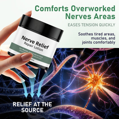 Vincofoo 2PC Nerve Relief Repair Lotion Cream, Neuropathy Lotion with Arnica, Deeply Moisturizes Skin, Keep Soft Smooth, Suitable for Muscle, Lumbar, Neck, Hands and Feet - dailyvitalstore