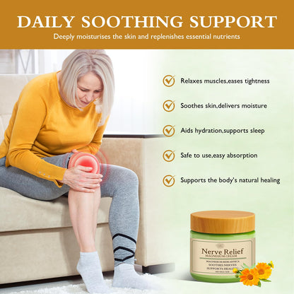 Vincofoo Nerve Relief Magnesium Cream with MSM & Arnica, Soothes Nerves & Daily Soothing Support - dailyvitalstore
