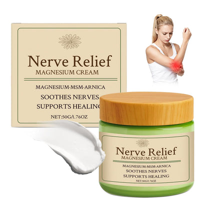 Vincofoo Nerve Relief Magnesium Cream with MSM & Arnica, Soothes Nerves & Daily Soothing Support - dailyvitalstore