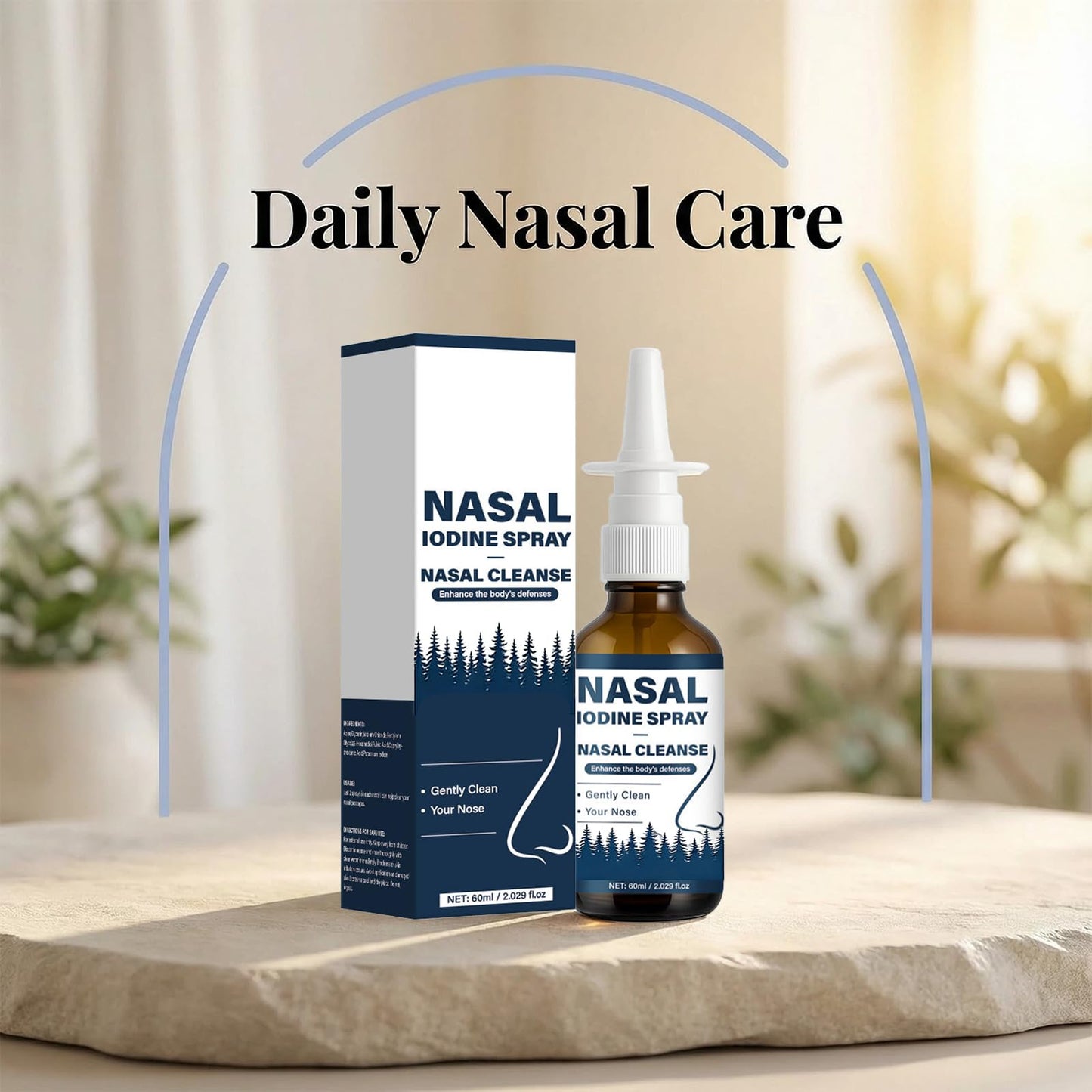 VIPUDA Nutramd Iodine Nasal Spray, Cleanses & Refreshes Your Nasal Passages, Iodine & Fulvic Acid Blend, 100% Natural Mineral Formula – 60 ml/2.029 fl.oz (1pc) - dailyvitalstore