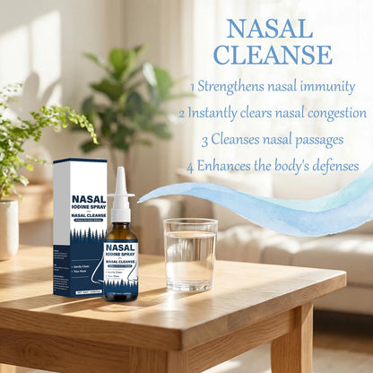 VIPUDA Nutramd Iodine Nasal Spray, Cleanses & Refreshes Your Nasal Passages, Iodine & Fulvic Acid Blend, 100% Natural Mineral Formula – 60 ml/2.029 fl.oz (1pc) - dailyvitalstore
