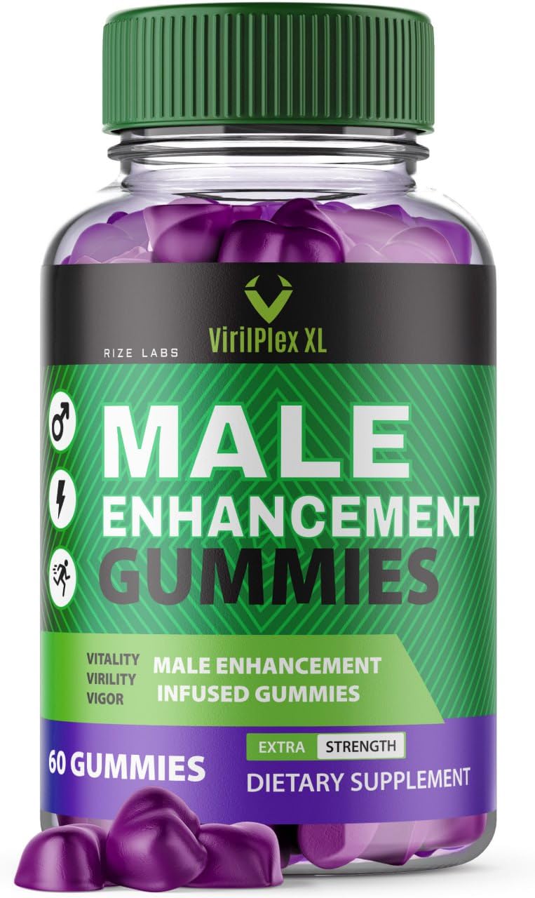 VirilPlex XL Male Performance Gummies, Premium Formula for Health and Wellbeing, VirilPlex XL for Men Gummys to Deliver Peak Performance Benefits, VirilPlexXL Gomitas (60 Gummies) - dailyvitalstore