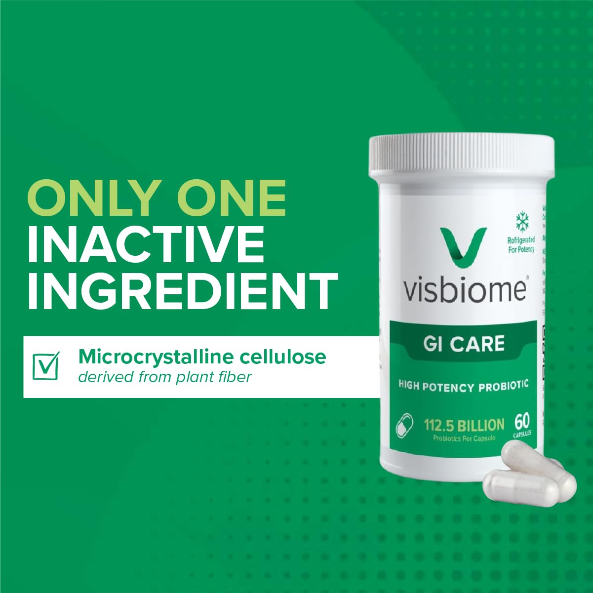 Visbiome® GI Care - High Potency Probiotic - 112.5 Billion CFU Live Probiotics, Original De Simone Formulation - dailyvitalstore