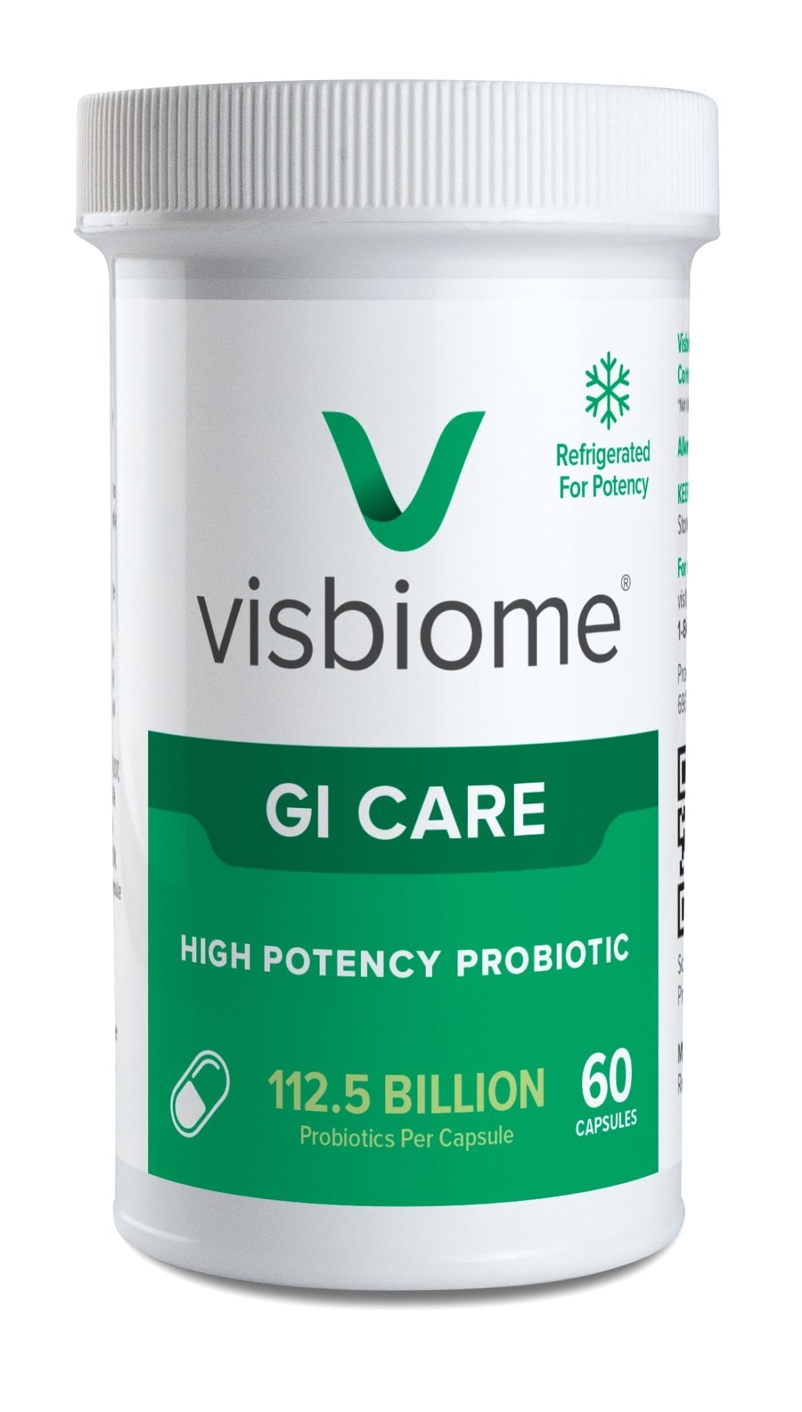 Visbiome® GI Care - High Potency Probiotic - 112.5 Billion CFU Live Probiotics, Original De Simone Formulation - dailyvitalstore