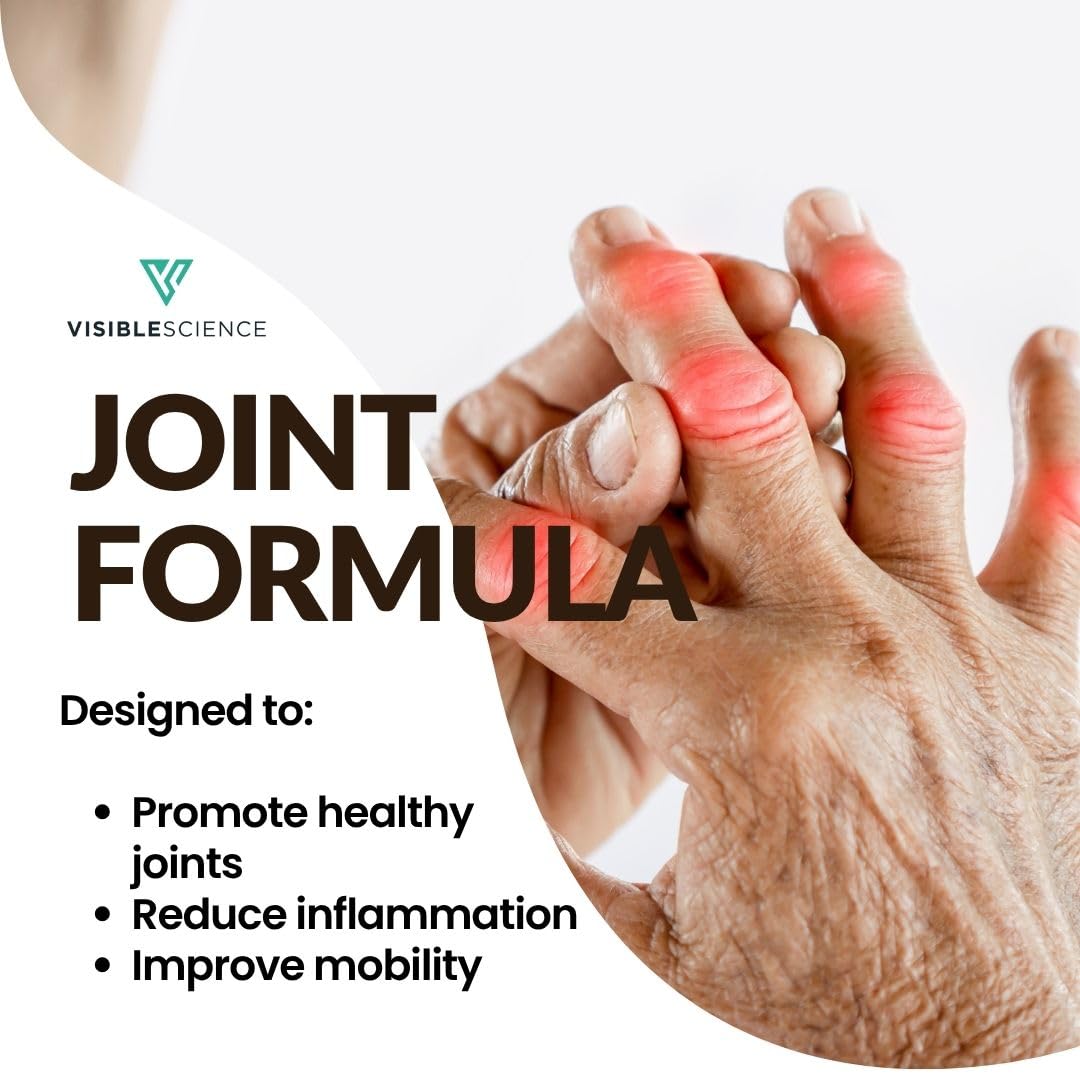 Visible Science Joint Formula – Advanced Joint Support with Herbal Blend & Antioxidants, Tablets 90ct - dailyvitalstore