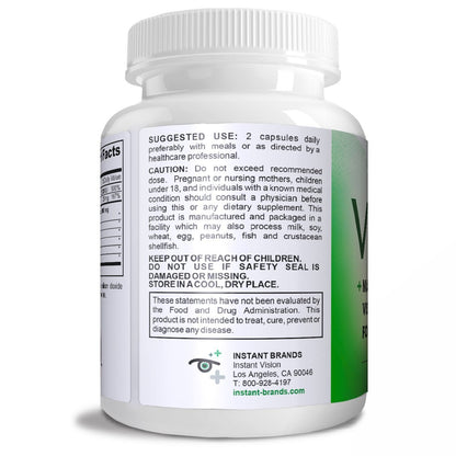 Vision Complete Natural Eye Support Formula Maximum Strength Vision Support Blend of Lutein in One Daily Vision Supplement. - dailyvitalstore