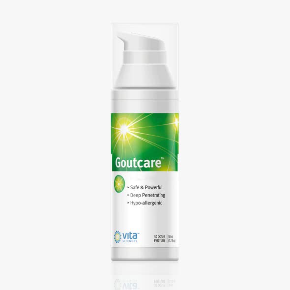 Vita Sciences GoutCare Soothing Cream for Occasional Discomfort. Intensive Soothing Cream - Fast-Acting Topical Application for Comfort Where and When You Need It Most. Safe & Effective - dailyvitalstore