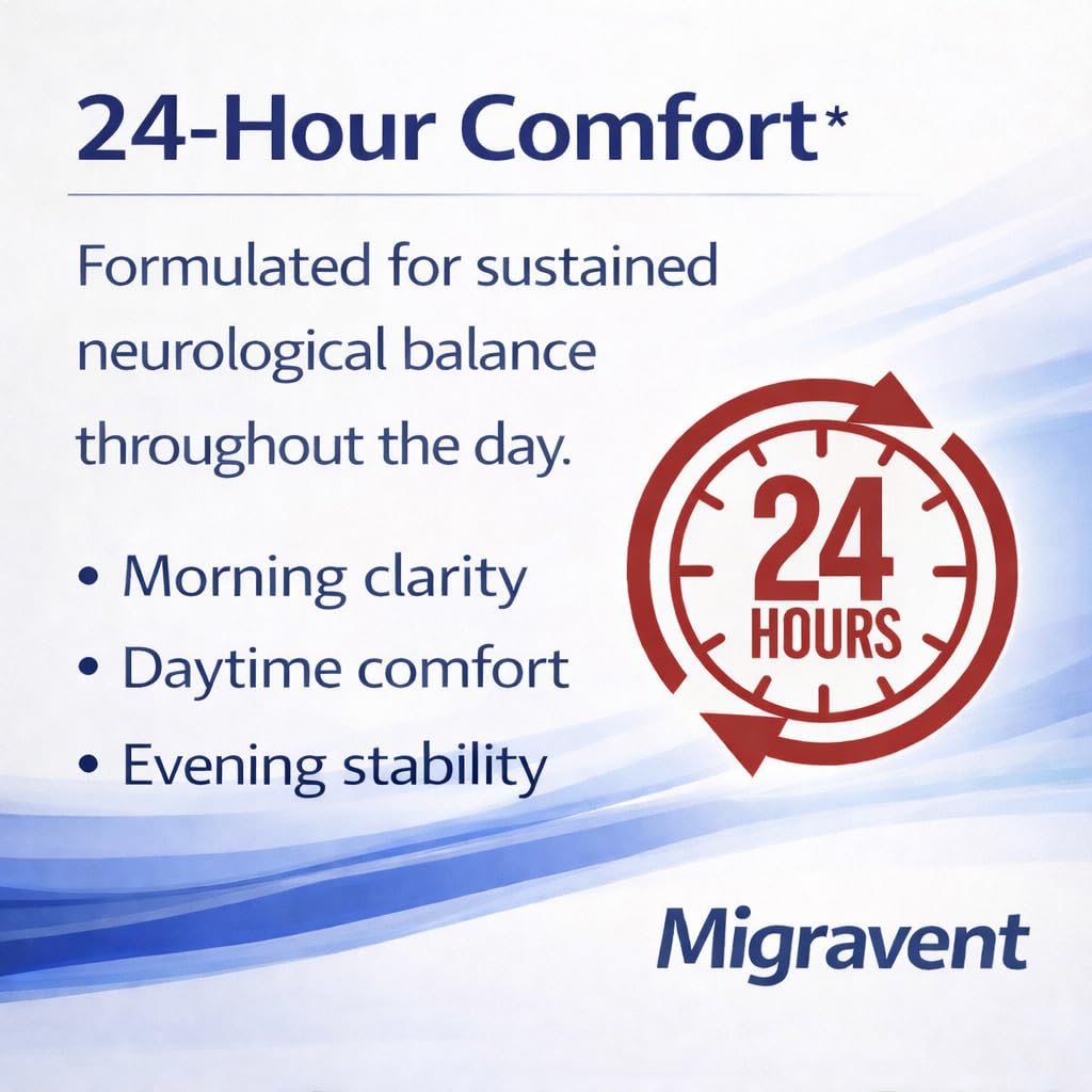 Vita Sciences Migravent – Advanced Nutritional Formula with Magnesium, CoQ10, Vitamin B2, and Butterbur for Brain and Circulatory Wellness – 60 Capsules - dailyvitalstore