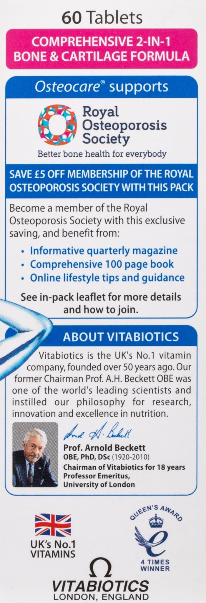 Vitabiotics Osteocare Joint - dailyvitalstore