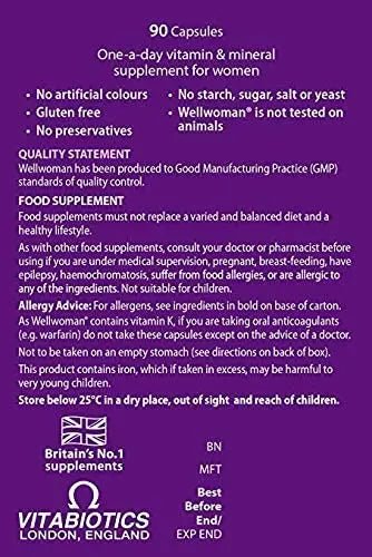Vitabiotics Wellwoman Wellwoman 90 Tablets - dailyvitalstore