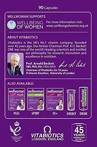 Vitabiotics Wellwoman Wellwoman 90 Tablets - dailyvitalstore