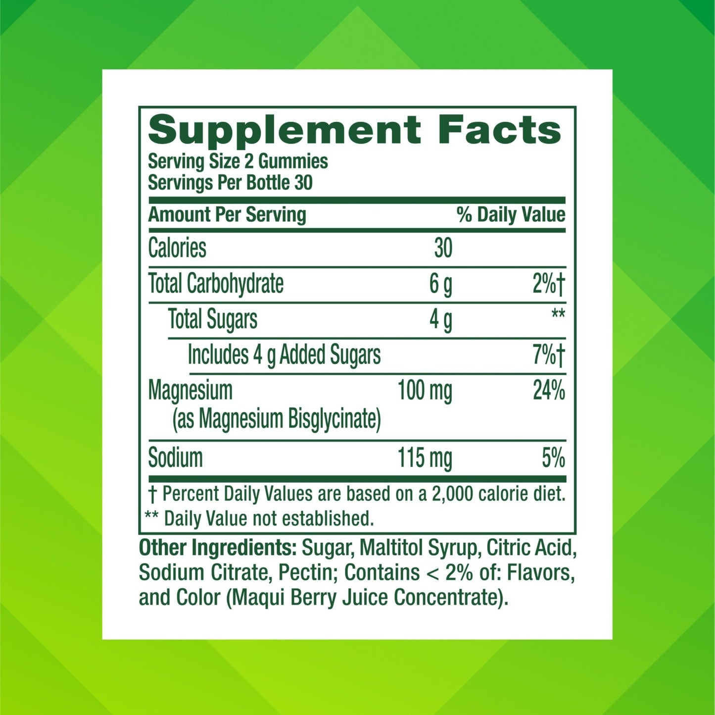 vitafusion Magnesium Glycinate Gummy Supplement, 100 mg per Serving Supports Muscle Relaxation (1) for Adult Women & Men, Boomin’ Cherry Berry Flavor, 60 Count - dailyvitalstore