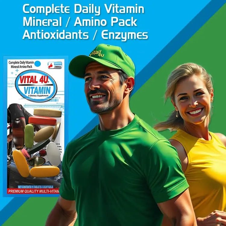 VITAL 4U® Vitamin - Premium Multivitamin for Men and Women | Supports Immune System, Energy, Heart Health - dailyvitalstore