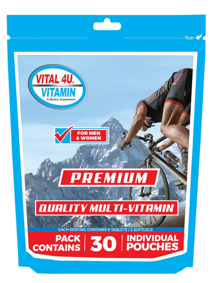 VITAL 4U® Vitamin - Premium Multivitamin for Men and Women | Supports Immune System, Energy, Heart Health - dailyvitalstore